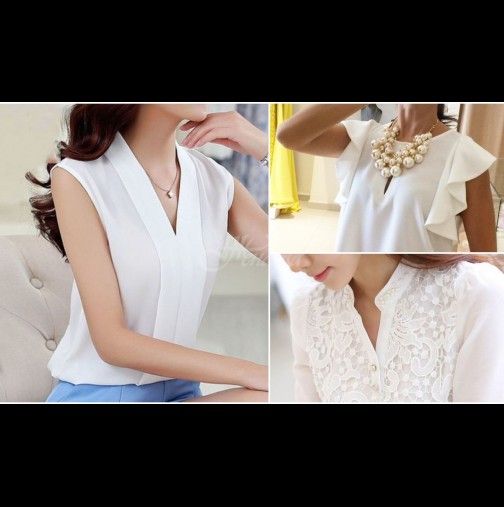 10 прекрасни модела бели блузи, които ще са хит за 2018 (Снимки)