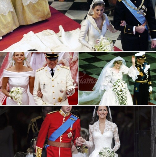 13 от най-прекрасните кралски сватбени снимки от миналия век до наши дни