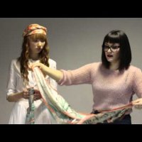Как да си направим дамска чанта от шал