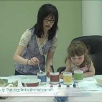 Как да украсим яйца за Великден с дъщеря си