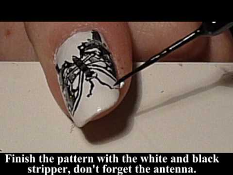 Как да си направим супер ефектна декорация за нокти пеперуди