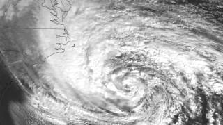 Ураганът Санди над Атлантическия океан-ВИДЕО от Космоса