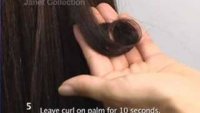 Как да накъдрим удължението от изкуствена коса