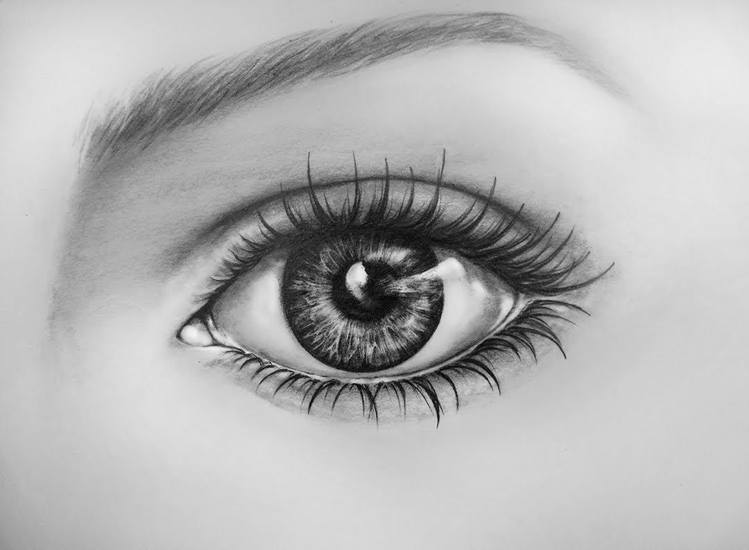 Как се рисува изумително око