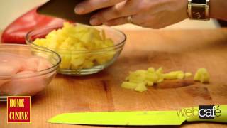  Пълнени тиквички с пиле и зеленчуци