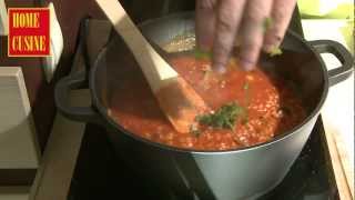 Пълнени калмари с ориз и домати