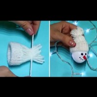 Как да си направим уникален светещ гирлянд със снежни човечета