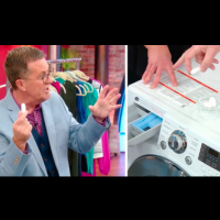 Блестящ трик за почистване на пералнята