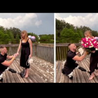 Украински войник, който загуби двата си крака във войната, предложи брак на приятелката си