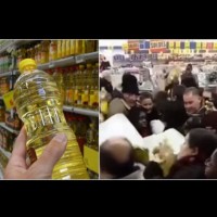 Битка за олио във френски супермаркет: