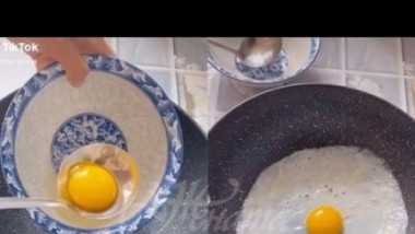 Пържени яйца в плик