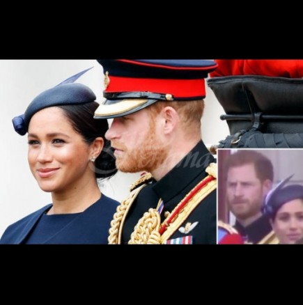 Принц Хари смъмри жена си на балкона на Бъкингам