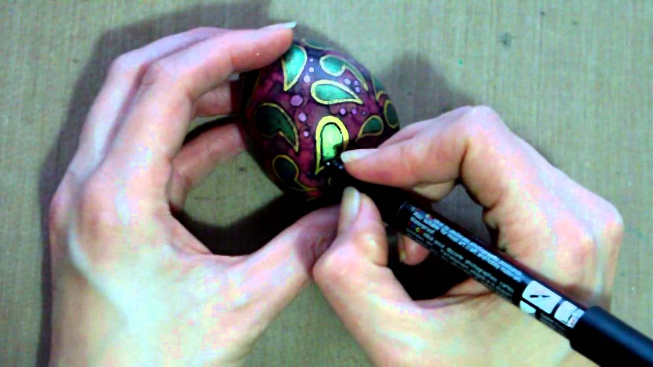 Техника за боядисване на яйца