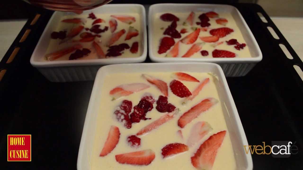 Рецепта за Клафути с ягоди, малини и къпини