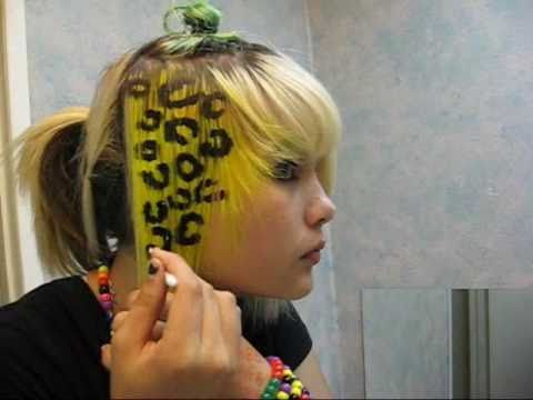 Как да си направите леопардова косата