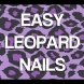 Леопардов маникюр за къси нокти