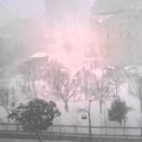 Буря затвори Босфора и летището на Истамбул