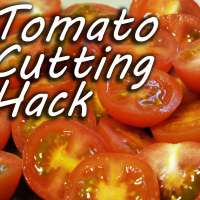 Как да нарежем доматите за секунда