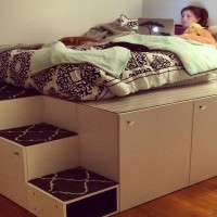 Как да си направим легло с шкафове Икеа
