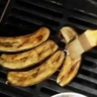 Банан на скара