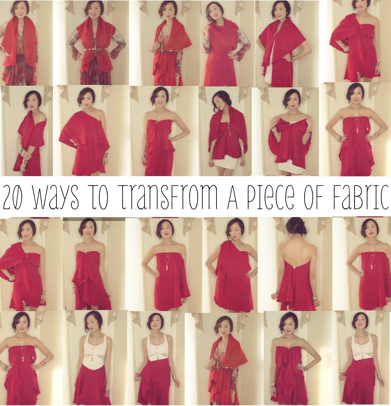 20 начина да използваш парче плат