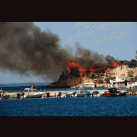 Пожар обхвана остров Тасос